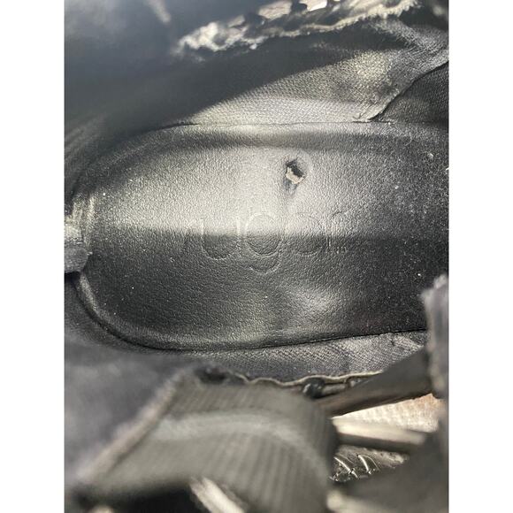 Sugar Women 8.5 Tiggles Open Side Festival Buckle Boho Ankle Bootie black Boot - Picture 7 of 8